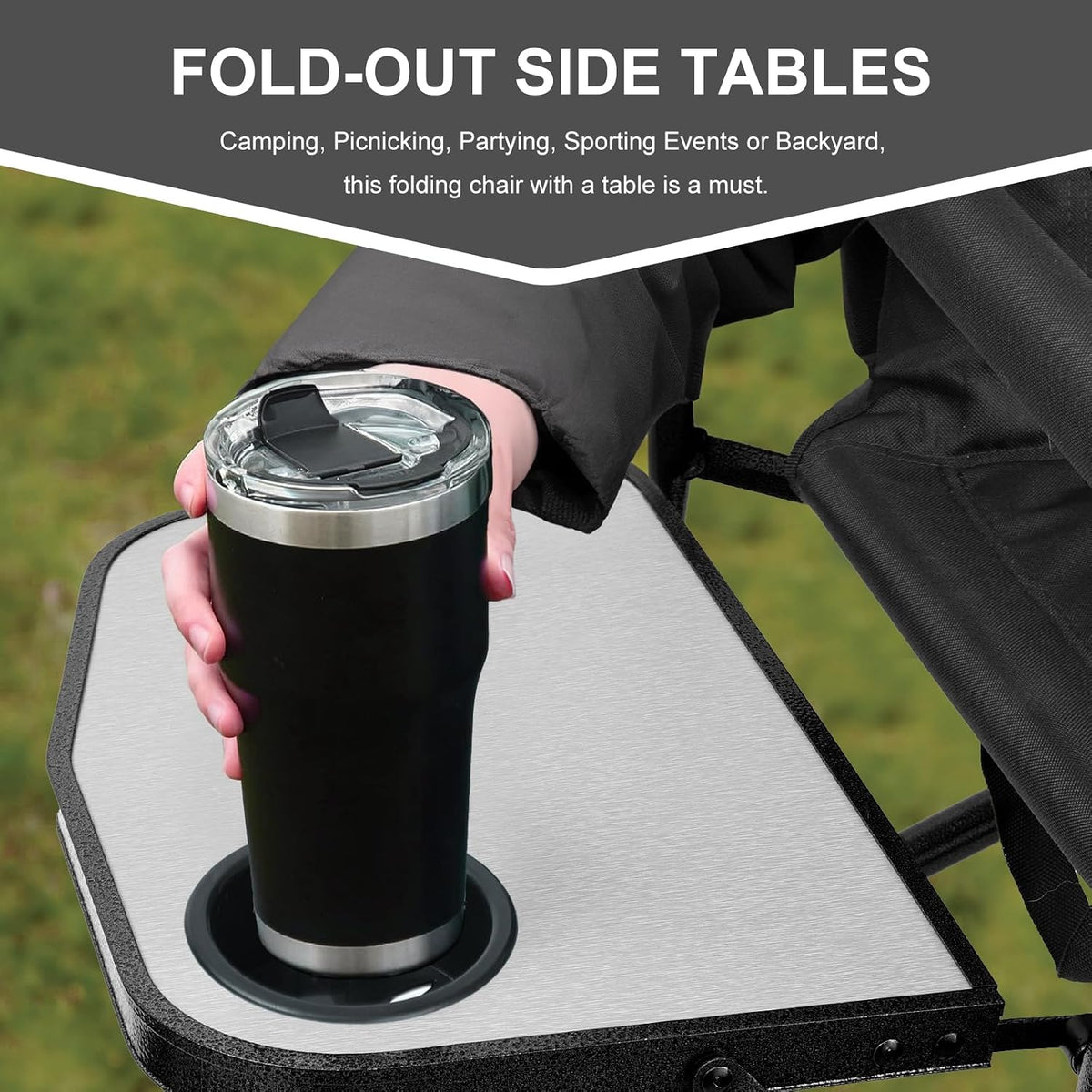 Heavy Duty Folding Adult Director Camping Chairs